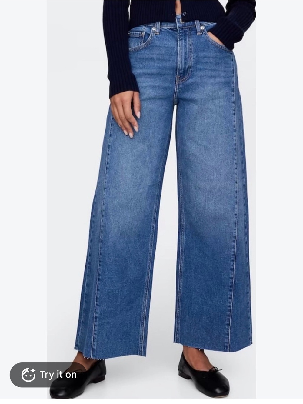 GAP Slim High-Rise Jeans - Light Blue Denim